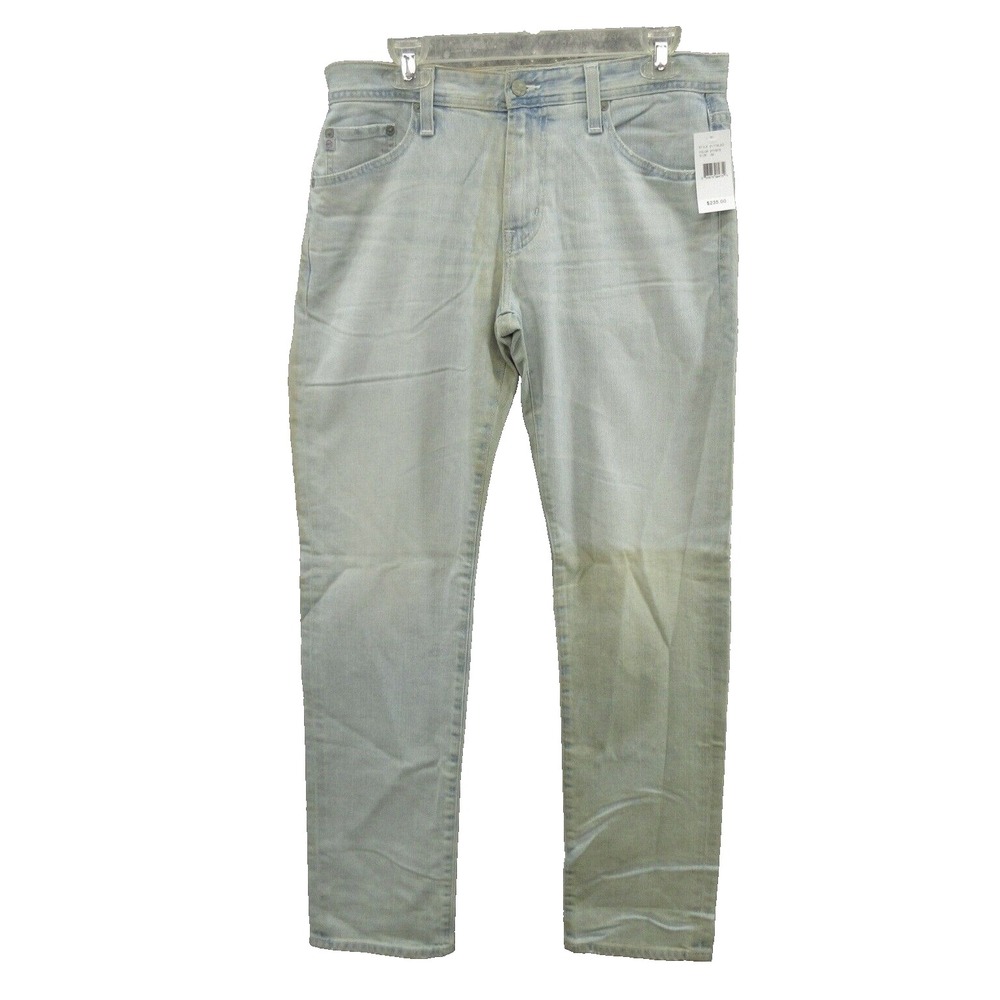 AG Adriano Goldschmied Mens Jeans 32 The Graduate Tailored Leg New DEFECT